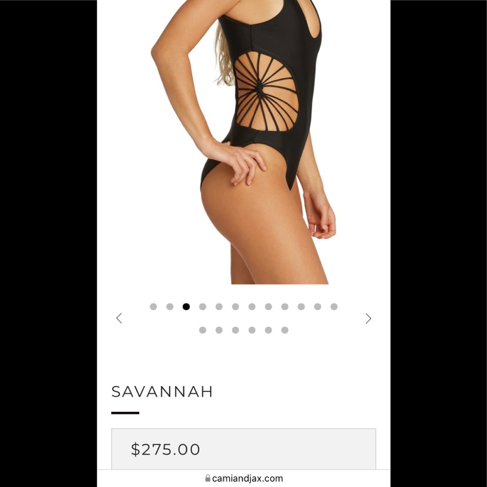 $275 Cami & Jax Savannah Swimsuit XS
